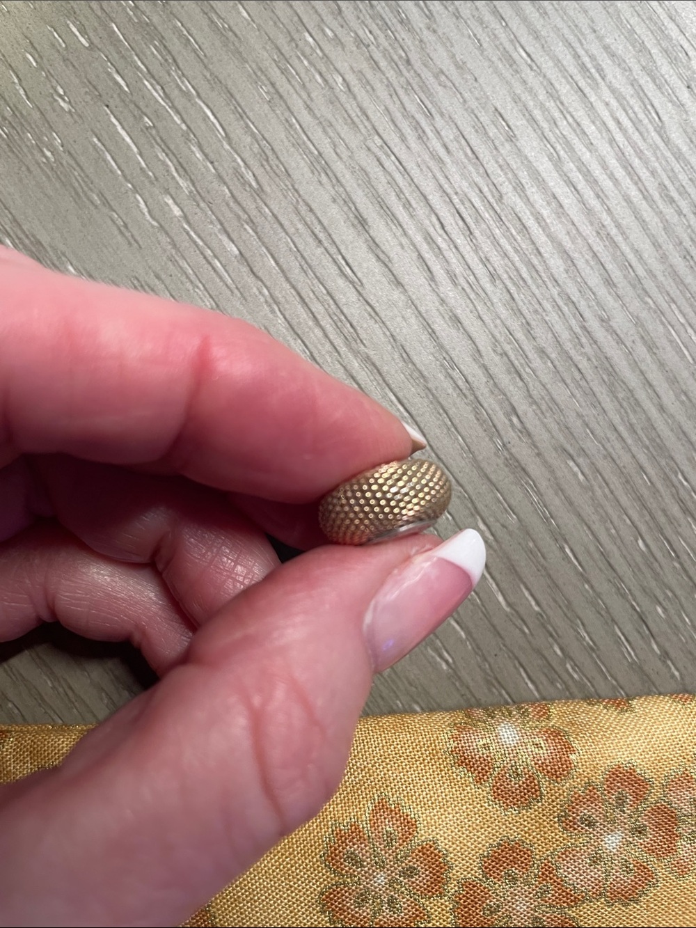 Chamilia 925 Copper Mesh Link Textured Bead Charm